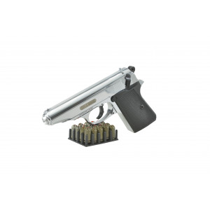 Сигнальный пистолет PP-S KURS (Walther PP) кал. 5,5 мм под 10ТК, хром
