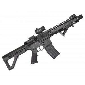 Пневматическая винтовка Crosman DPMS SBR Full Auto (M16, 3 Дж, коллиматор)