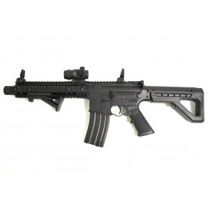 Пневматическая винтовка Crosman DPMS SBR Full Auto (M16, 3 Дж, коллиматор)