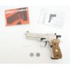 Пневматический пистолет Umarex Beretta M92 FS (никель, дерево)